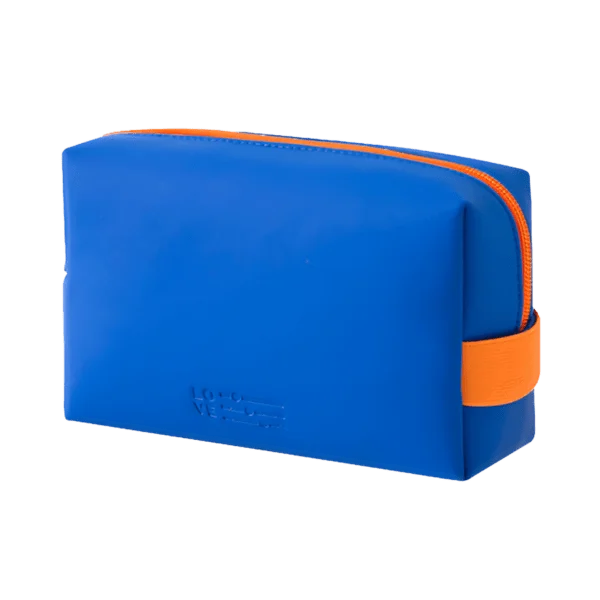 Trousse de toilette colorée imperméable bleue